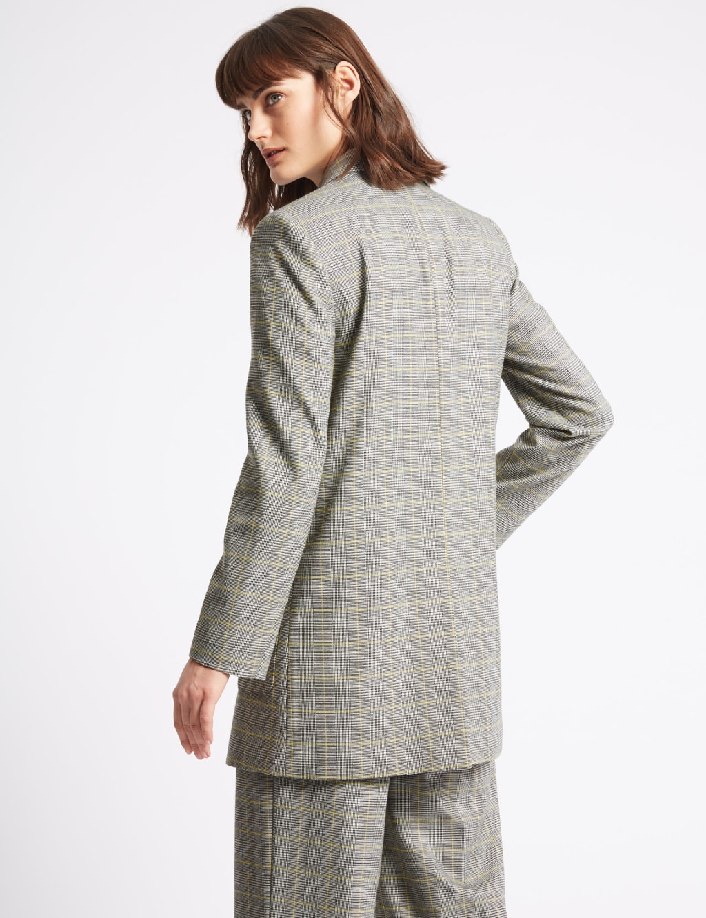 Checked Single Breasted Blazer 4 of 6