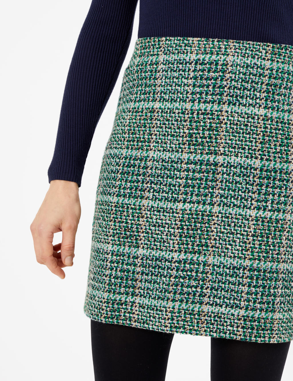 Tweed skirt m&s cheap