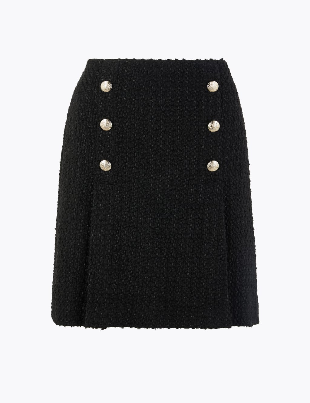 Boucle A-Line Mini Skirt 2 of 4