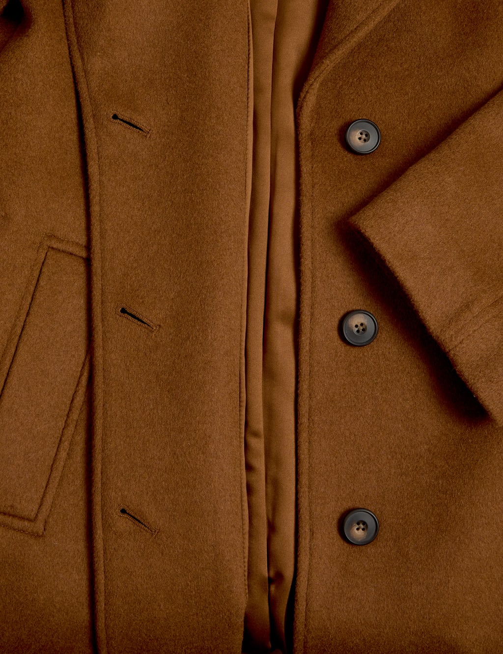 Wool blend belted wrap coat discount