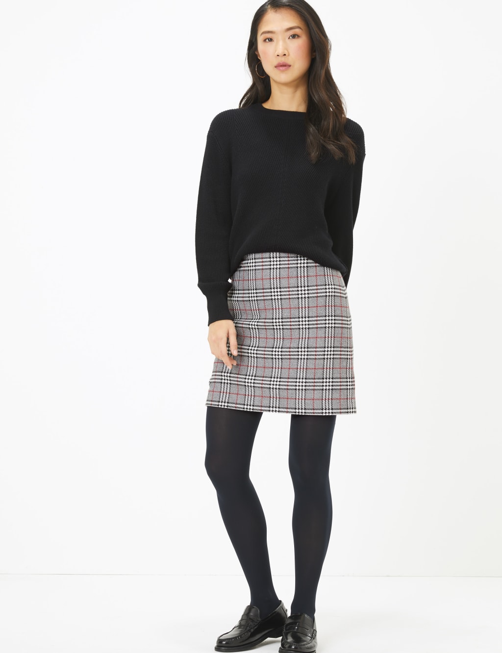 Tartan skirt m&s cheap