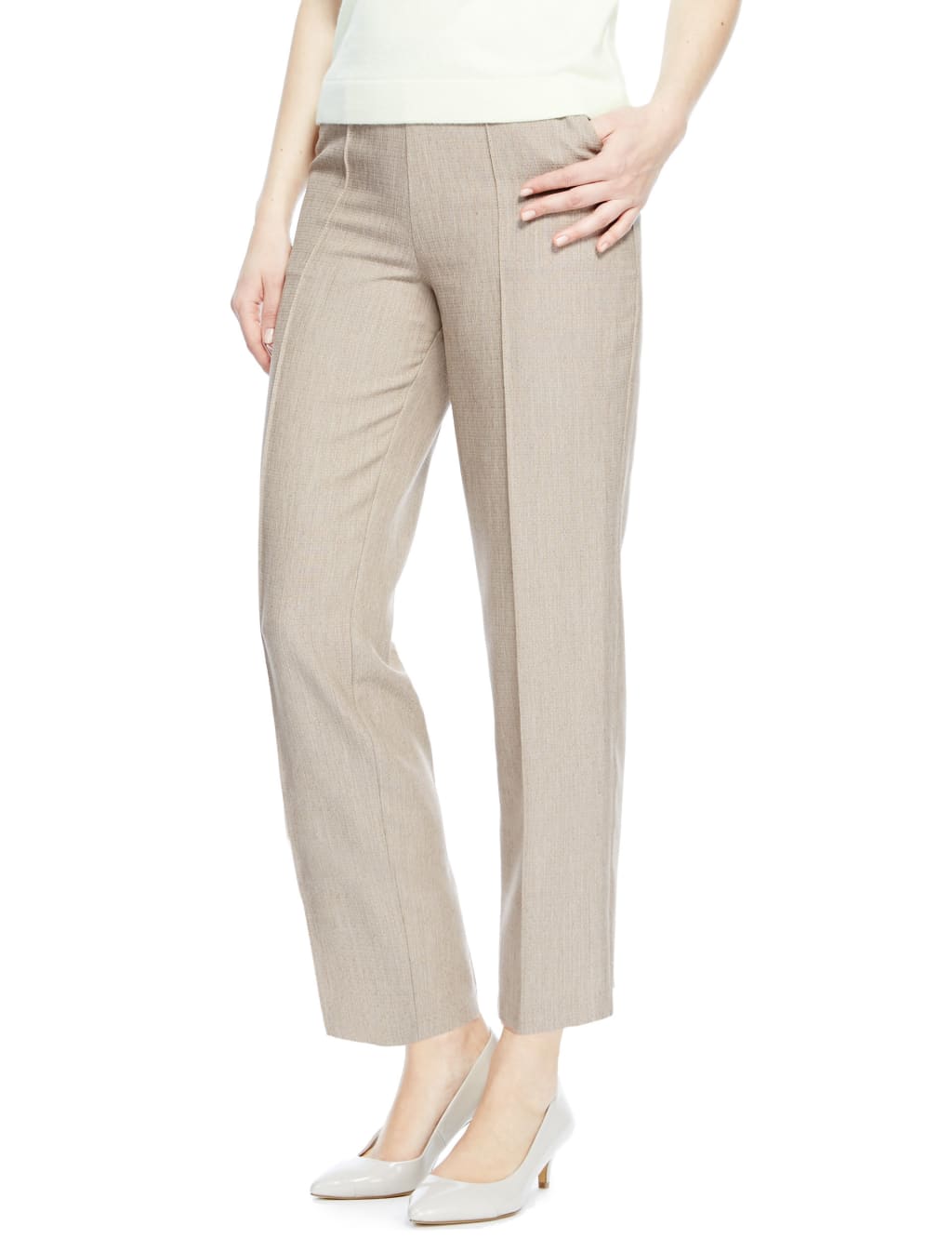 Straight Leg Pull On Trousers 1 of 4