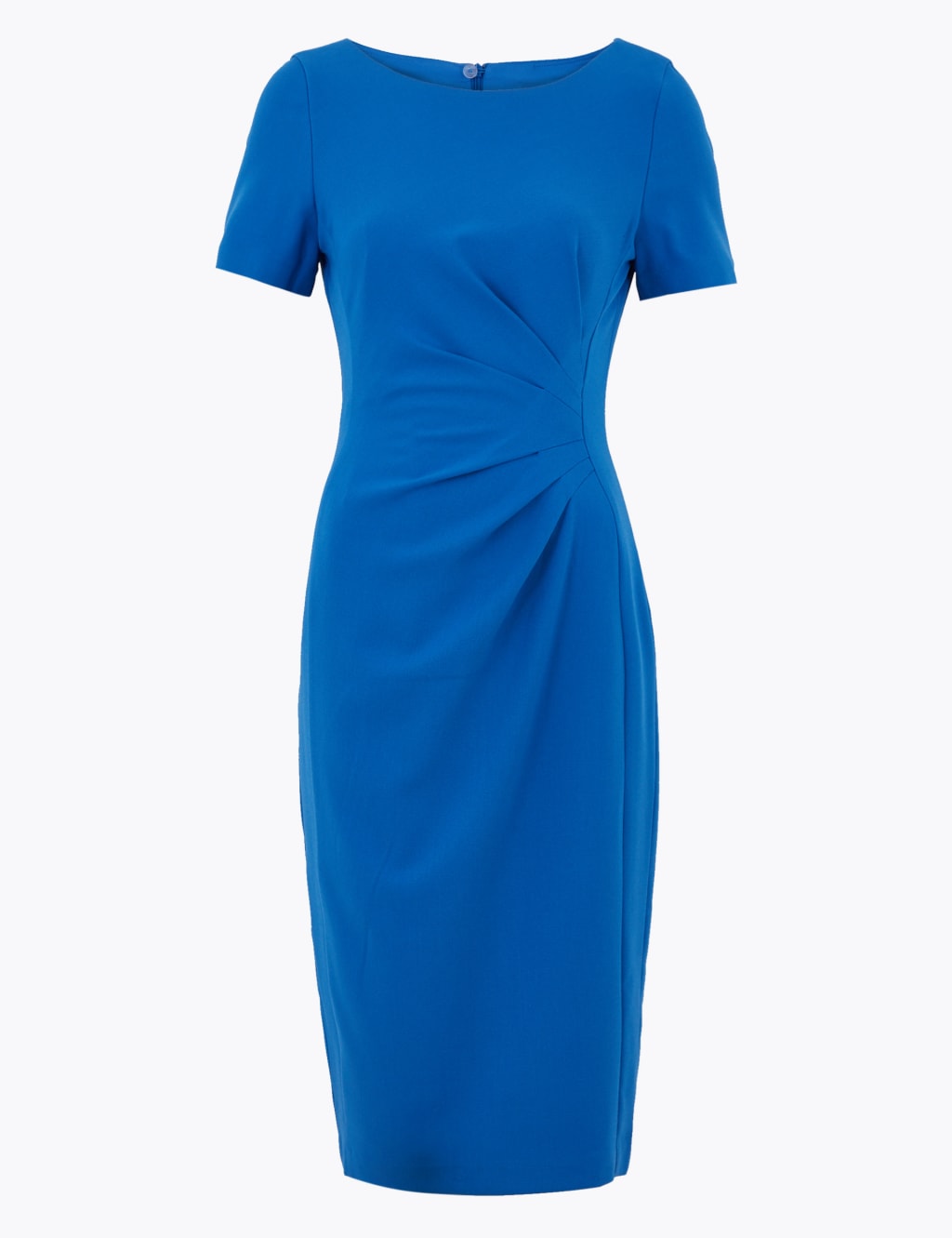 Ruched Front Knee Length Tailored Dress 2 of 5