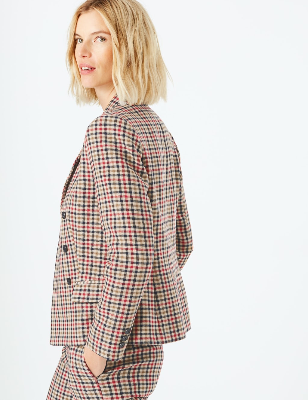 PETITE Checked Blazer 5 of 7