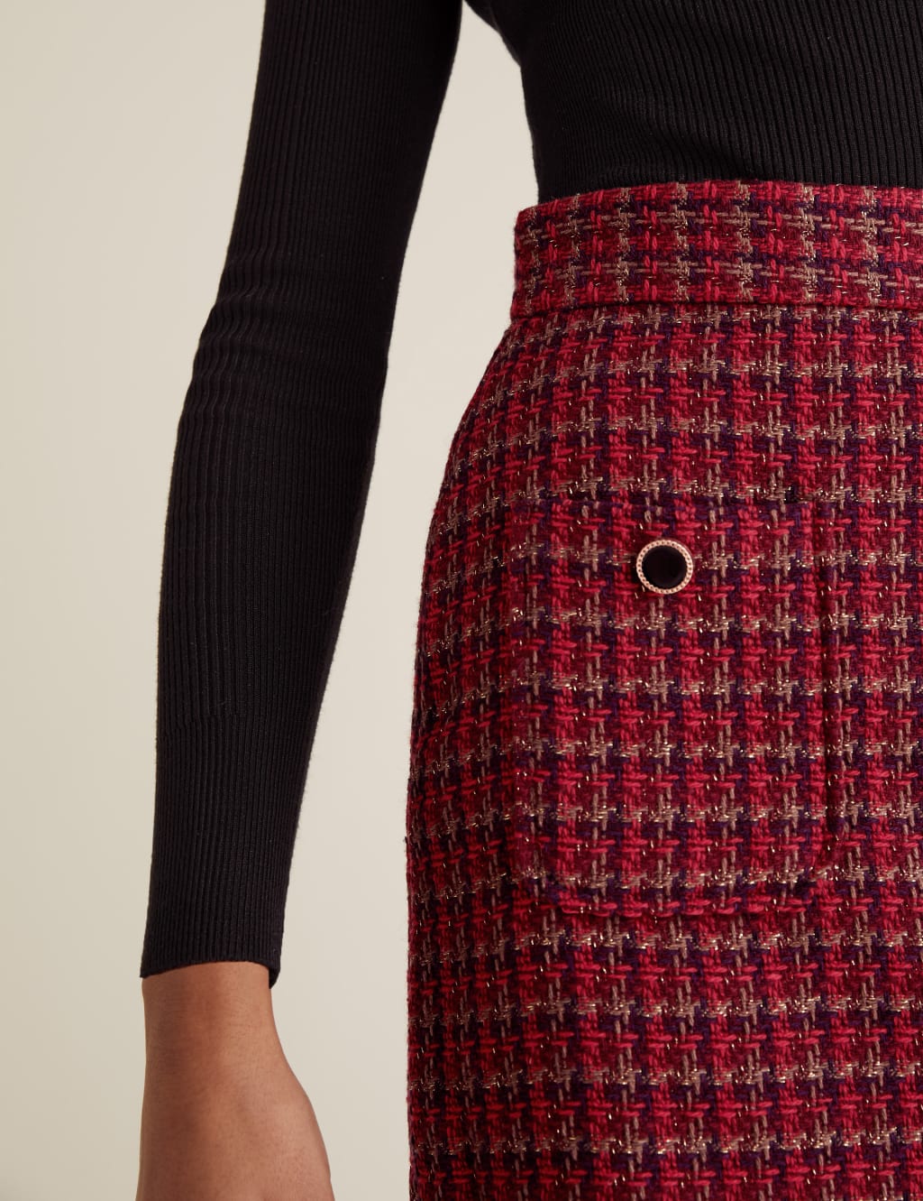 Tweed skirt marks and spencer discount