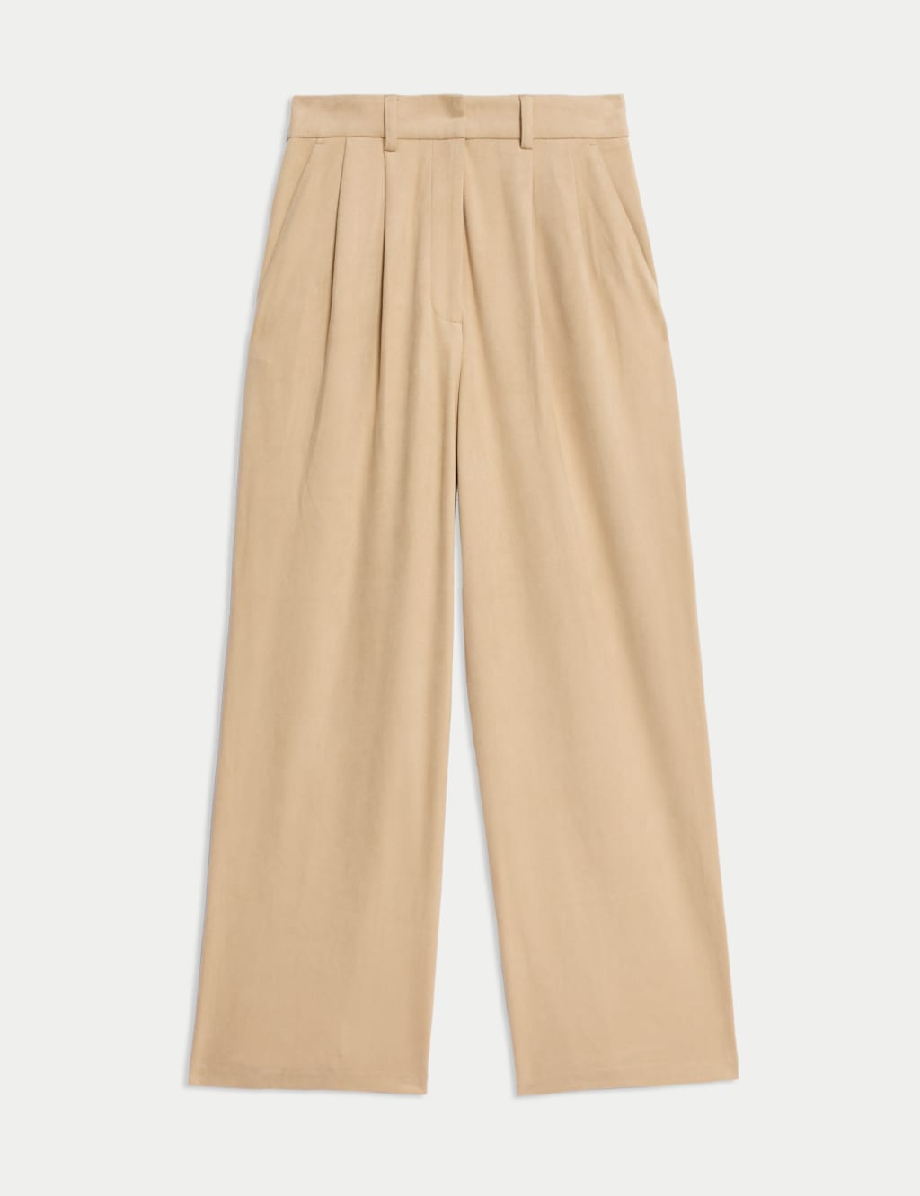 Faux Suede Wide Leg Trousers 2 of 6