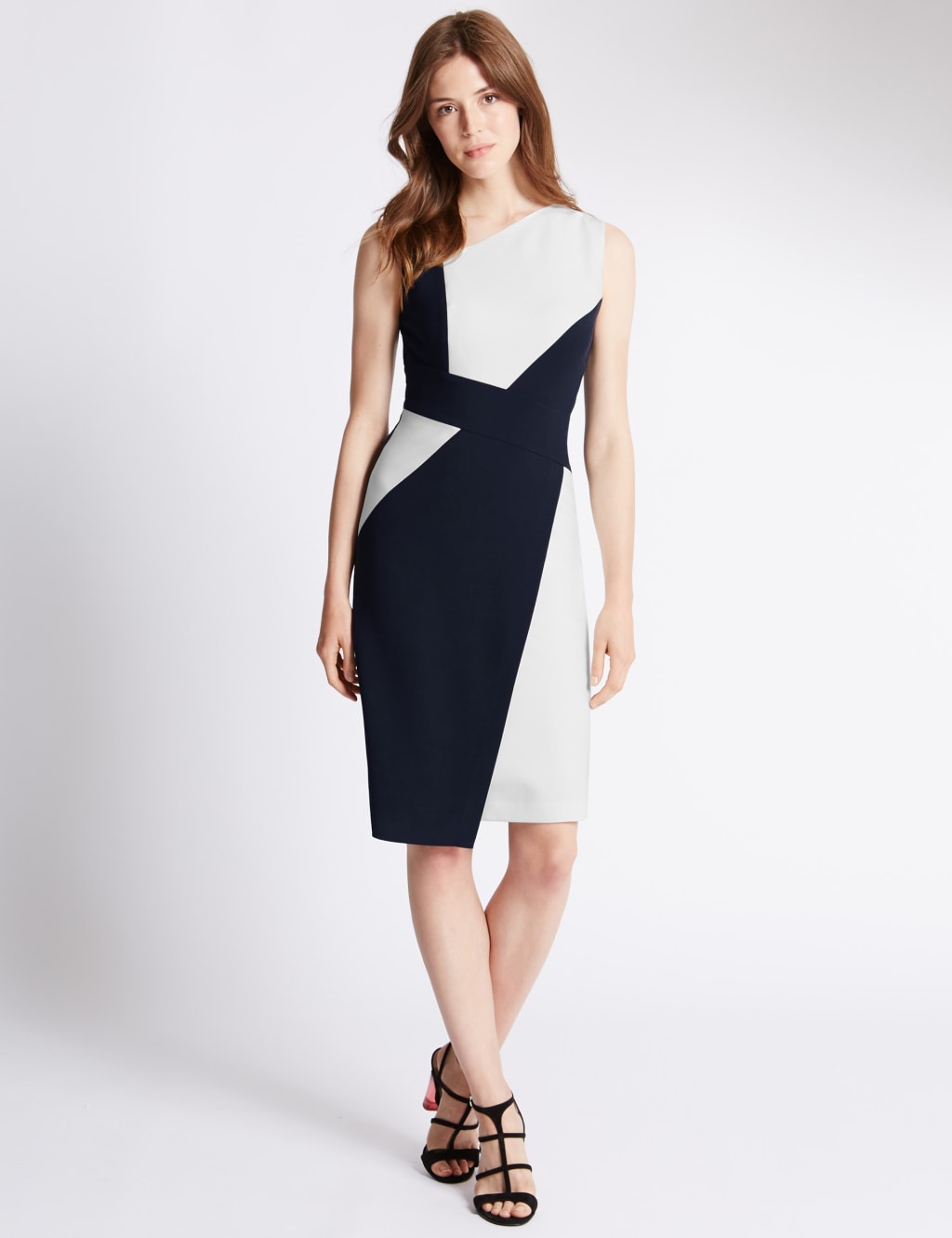 Colour Block Shift Dress 1 of 3