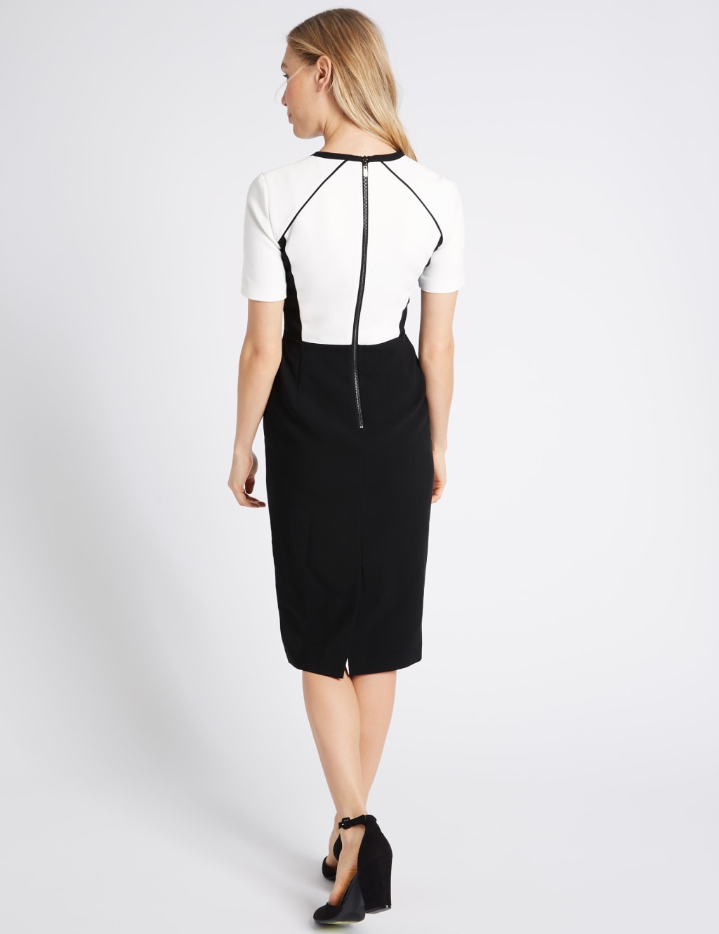 Colour Block Bodycon Dress M S Collection M S