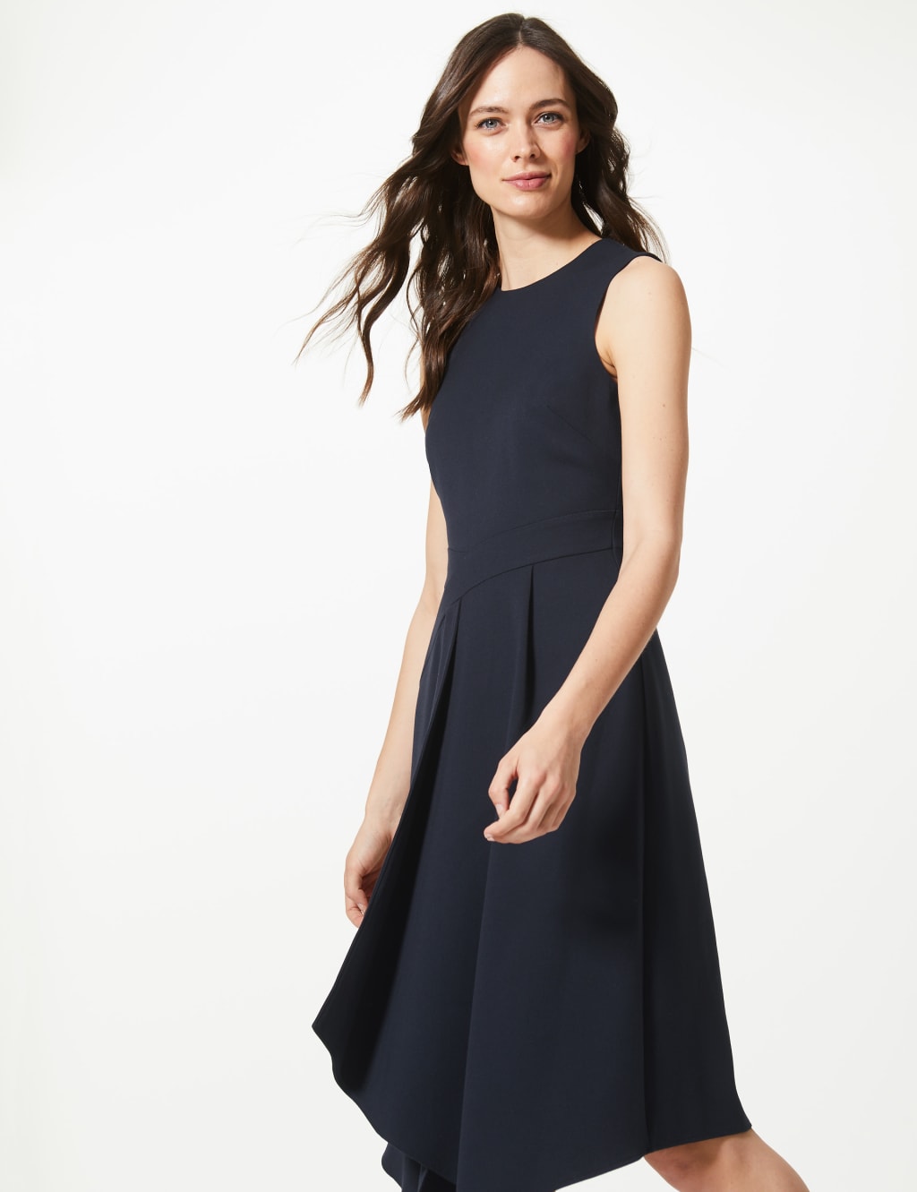 Fit Flare Midi Dress M S Collection M S