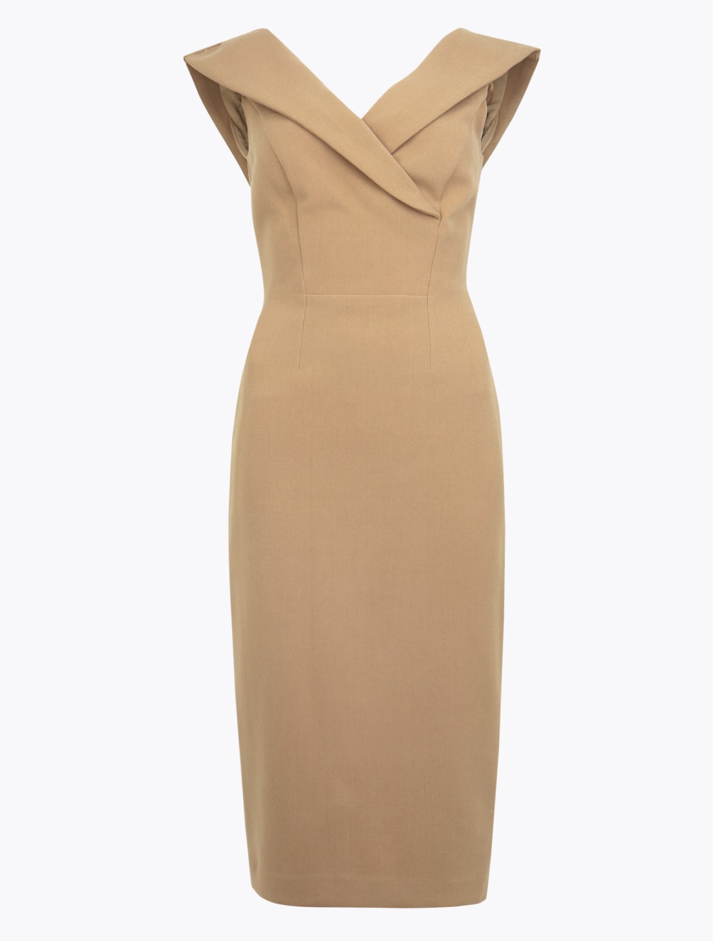 Off The Shoulder Bodycon Midi Dress 2 of 4