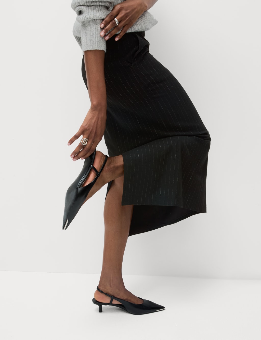 Black maxi skirt marks and spencer clearance