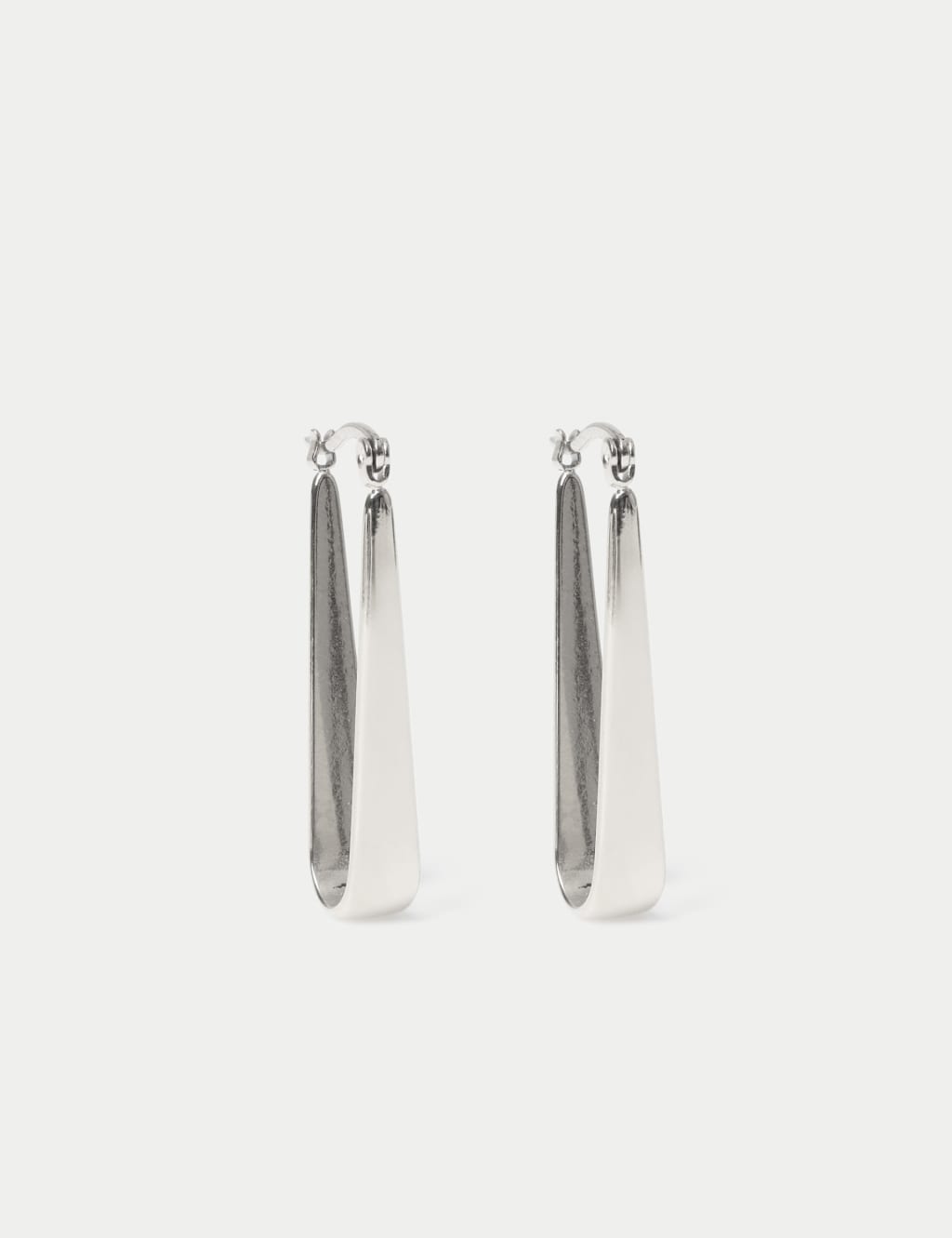 Oval Hoop Earrings 2 of 2