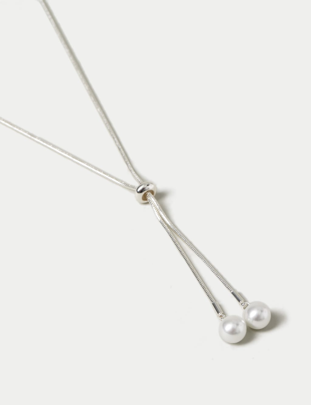 Pearl Lariat Necklace 2 of 2