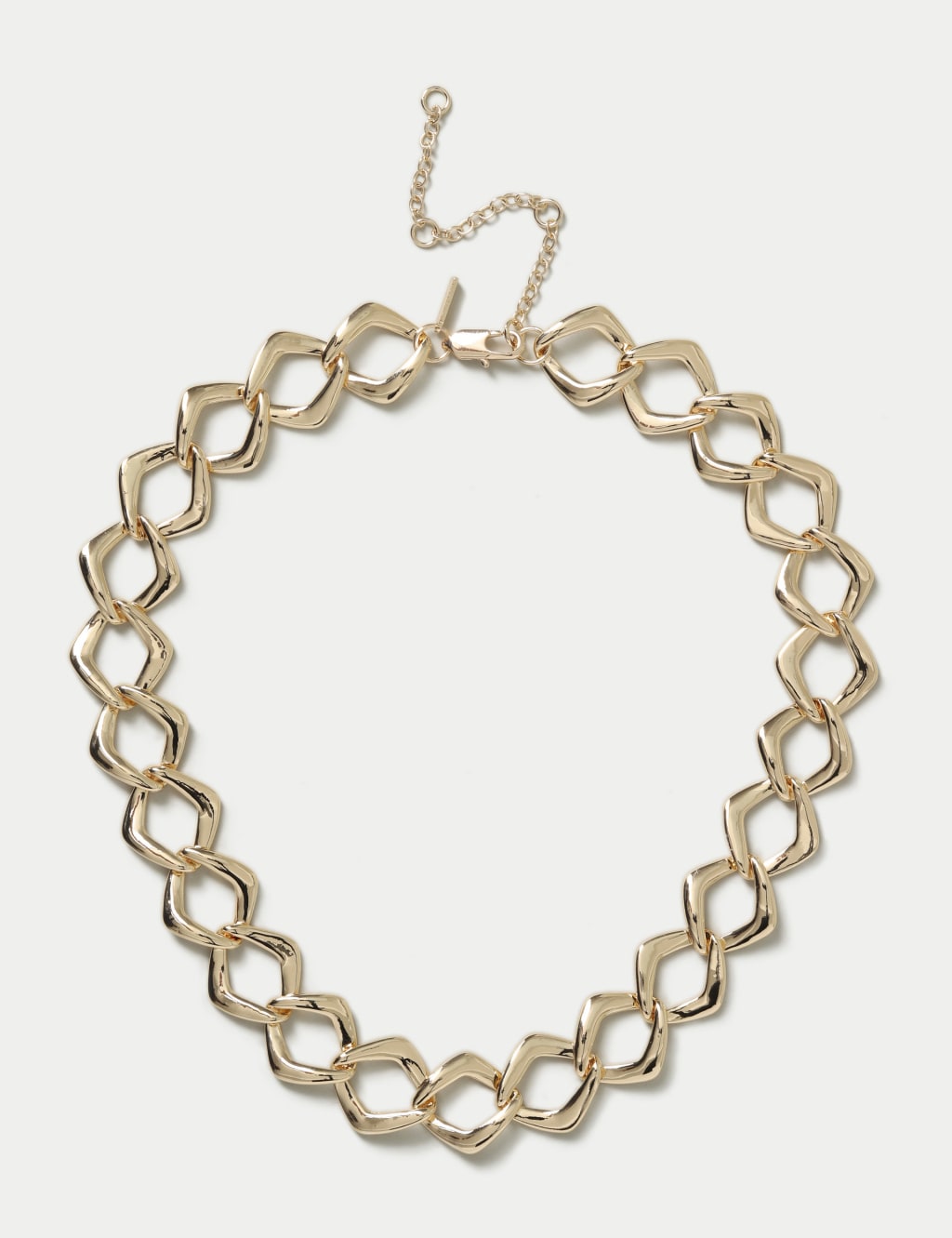 Gold Tone Diamond Chain M S Collection M S