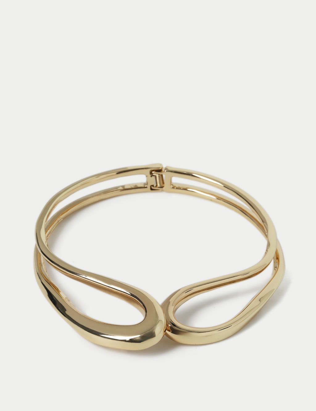 Gold Tone Open Torc Necklace 2 of 2
