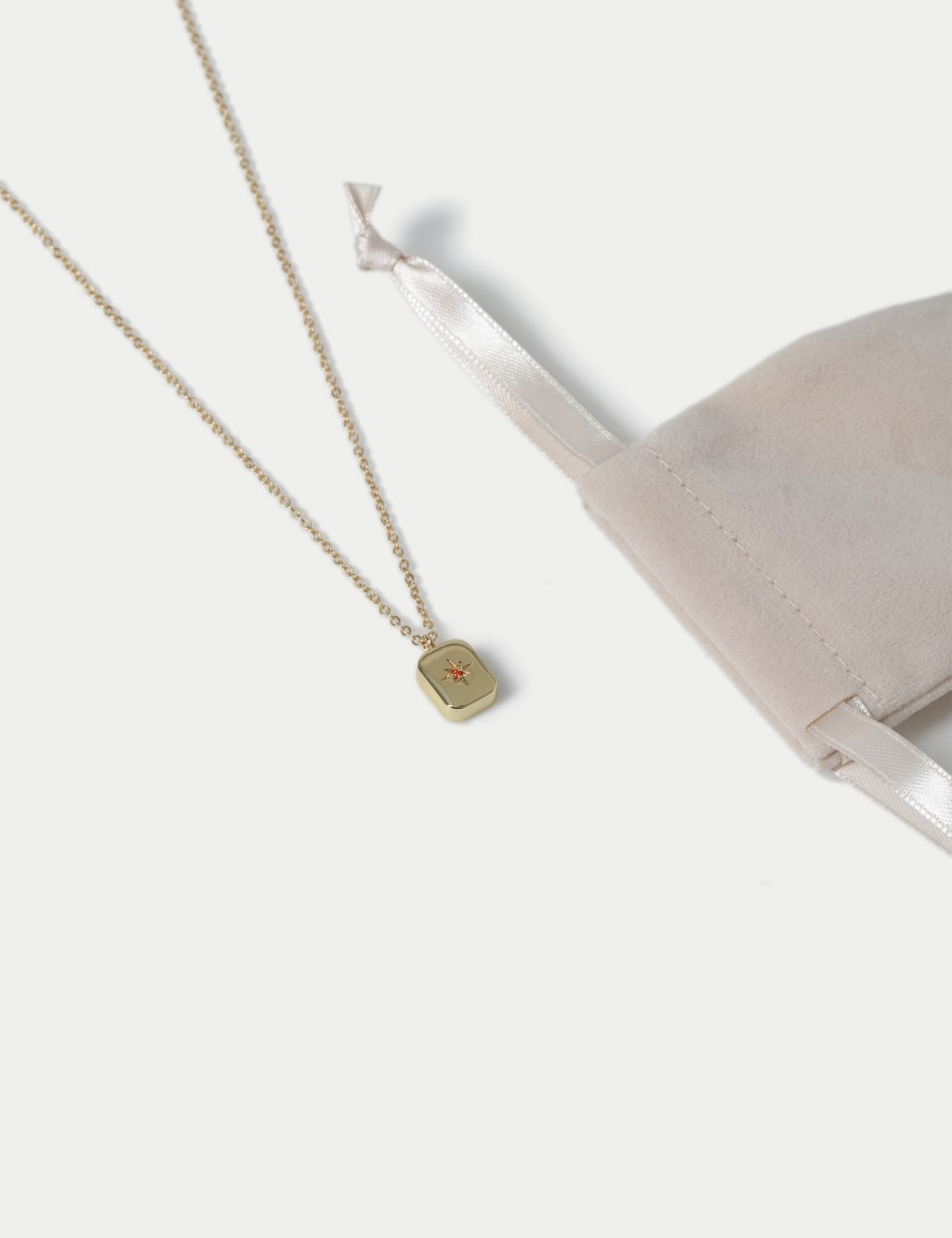 14ct Gold Plated July Birthstone Necklace 2 of 2