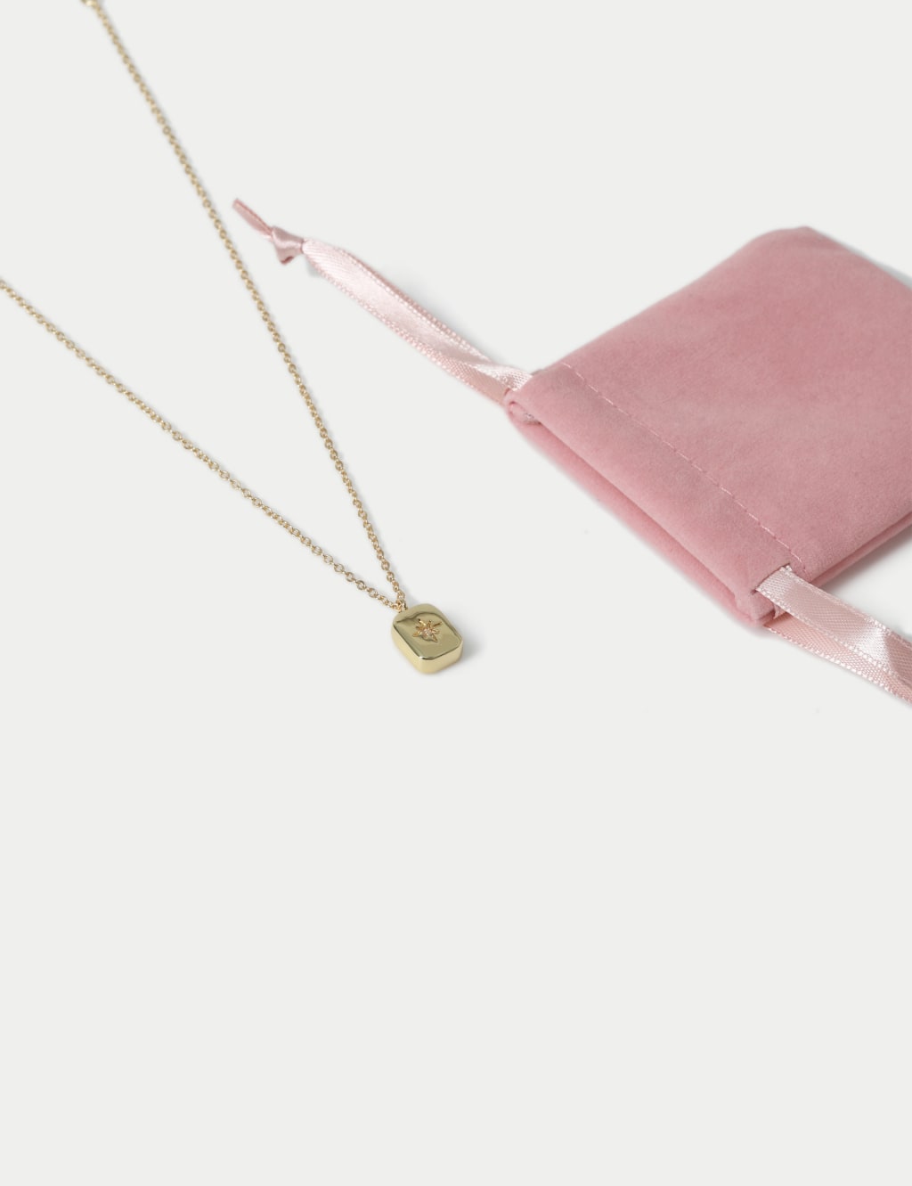 14ct Gold Plated April Birthstone Necklace 2 of 3