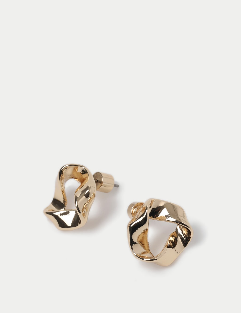 Gold Tone Circular Folder Stud 2 of 2