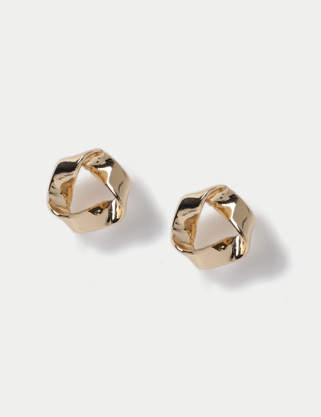 Gold Tone Circular Folder Stud 1 of 2