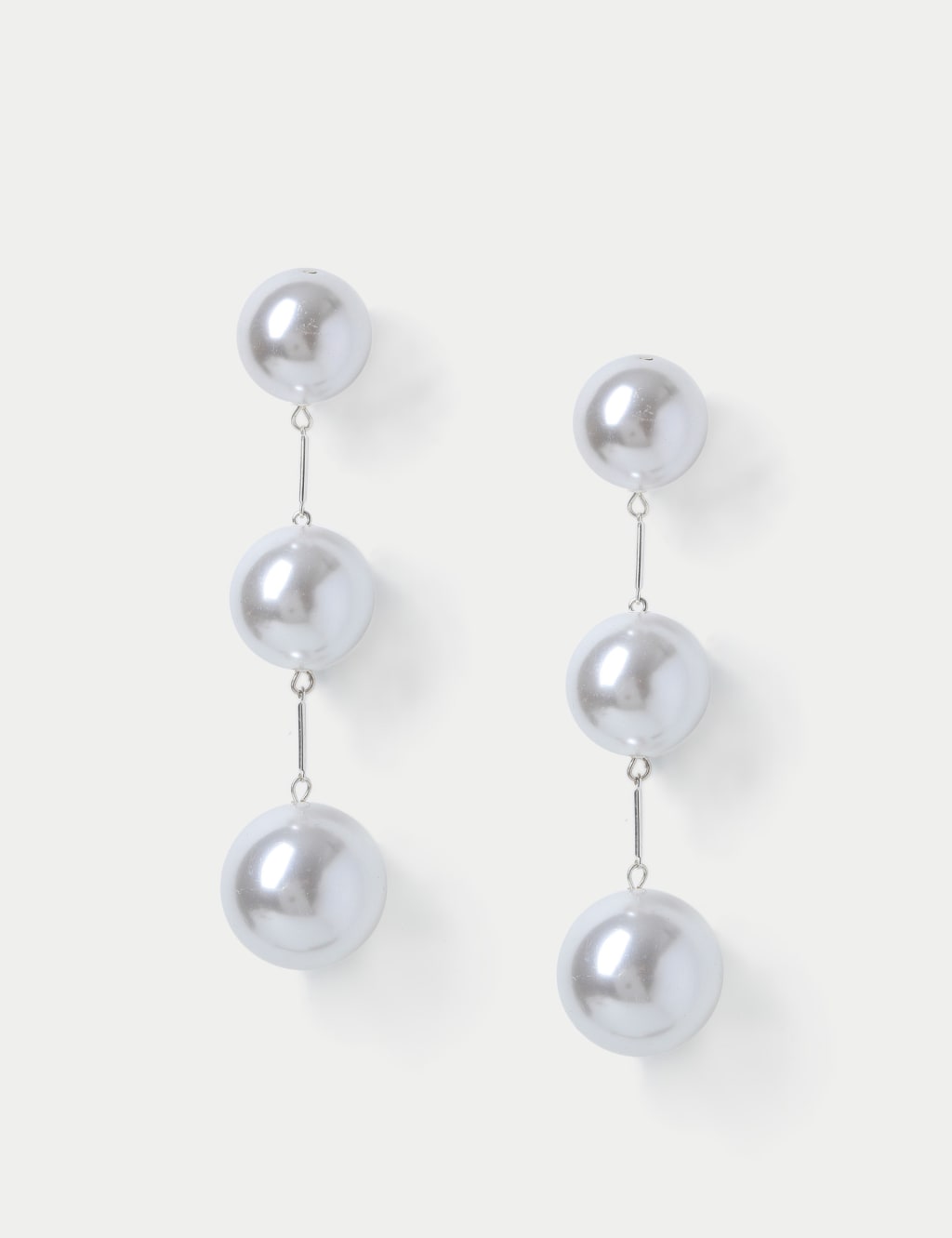Pearl Sphere Drop Earring M S Collection M S