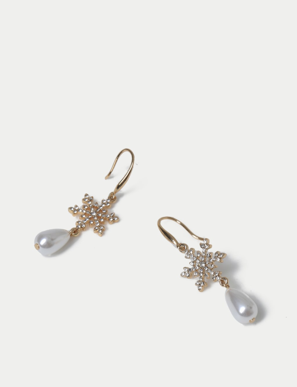 Snowflake drop earrings online