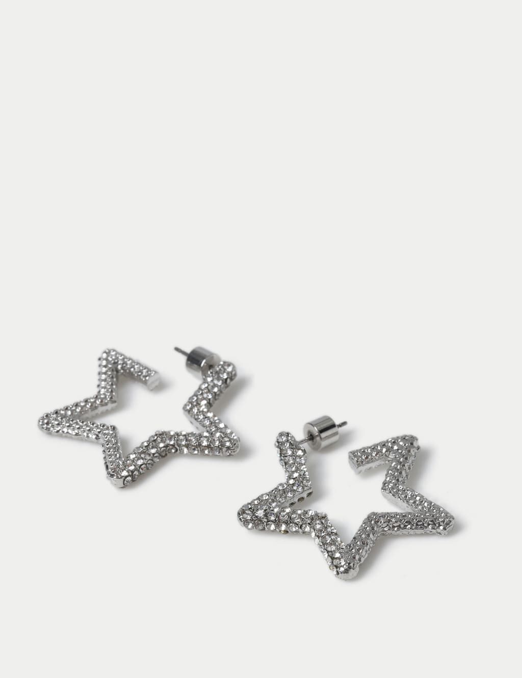 Rhinestone star earrings sale