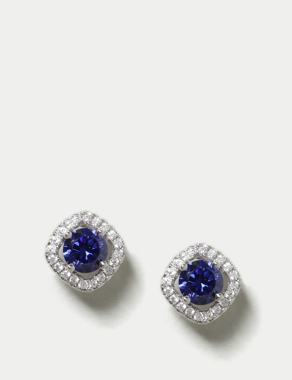 Platinum Plated December Stud Earrings 3 of 3