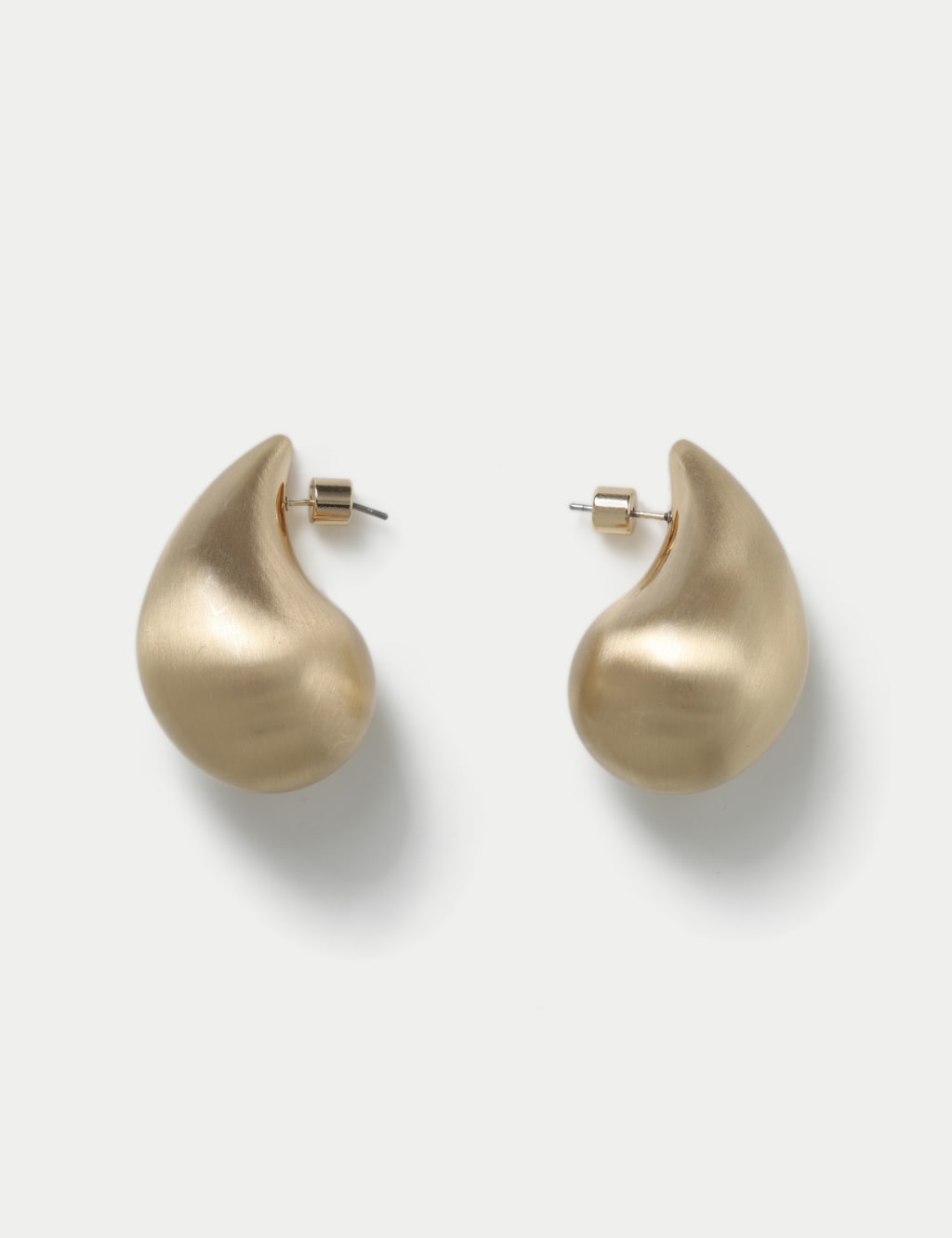 Brushed Maxi Tear Drop Earring 3 of 3