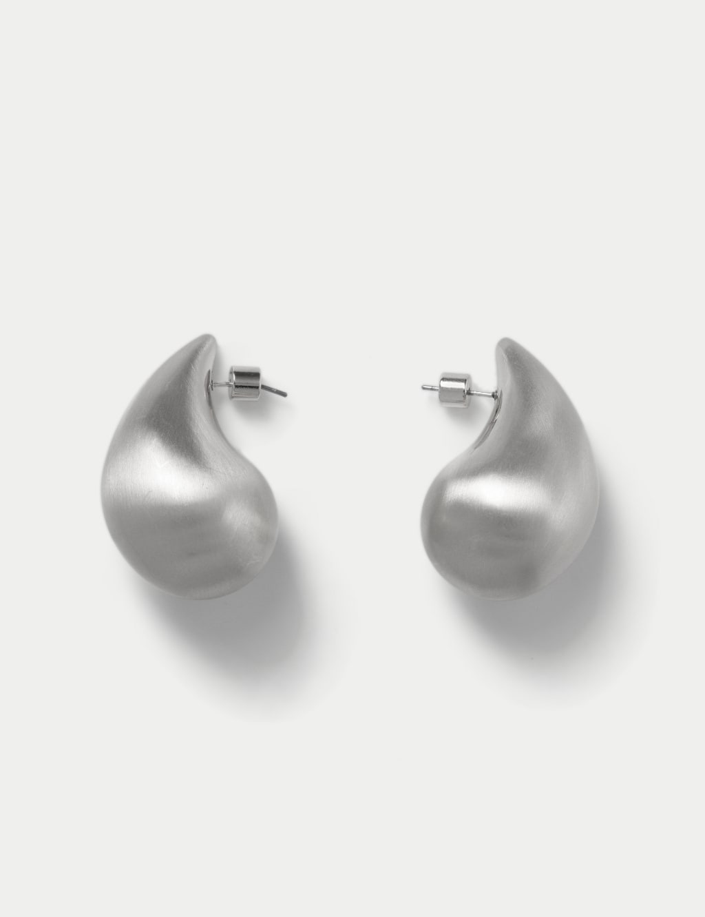 Brushed Maxi Tear Drop Earring 2 of 3
