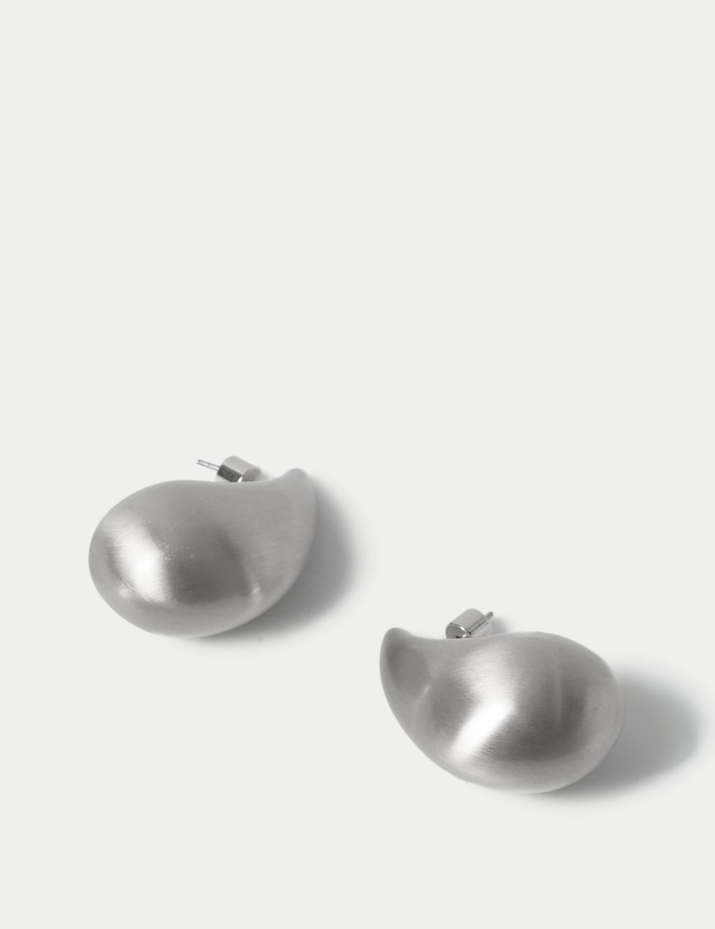 Brushed Maxi Tear Drop Earring 3 of 3