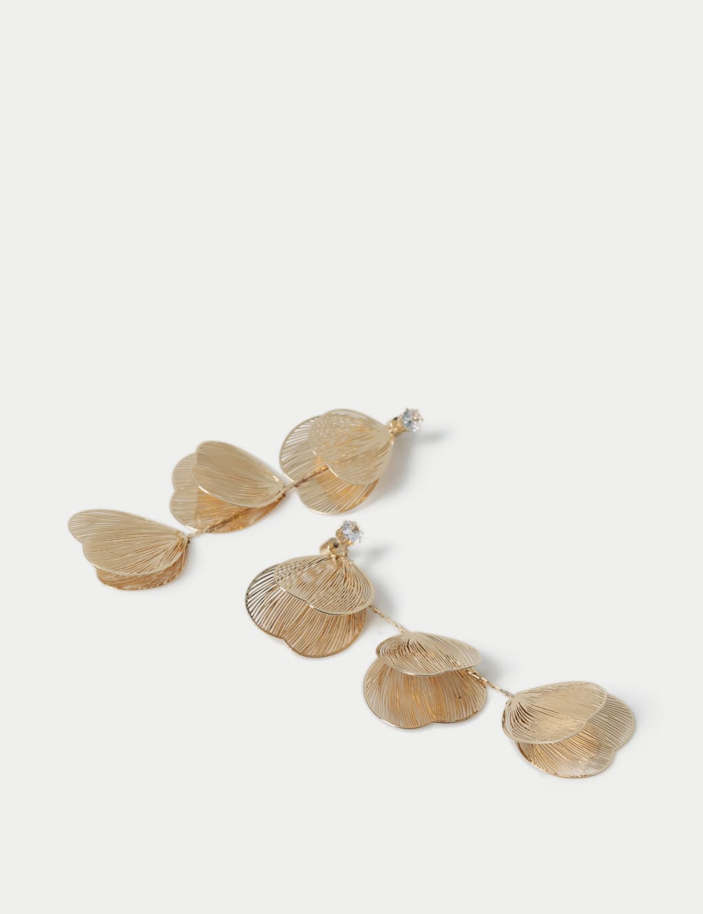 Petal Form Drop Earrings 2 of 2