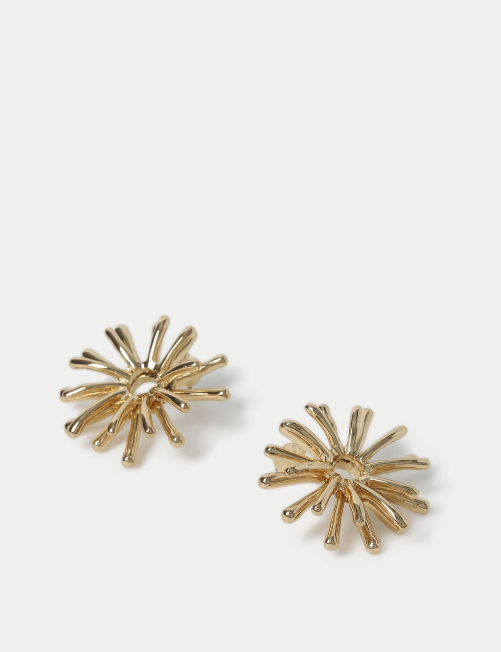 Sun Outline Detail Stud Earrings 2 of 2