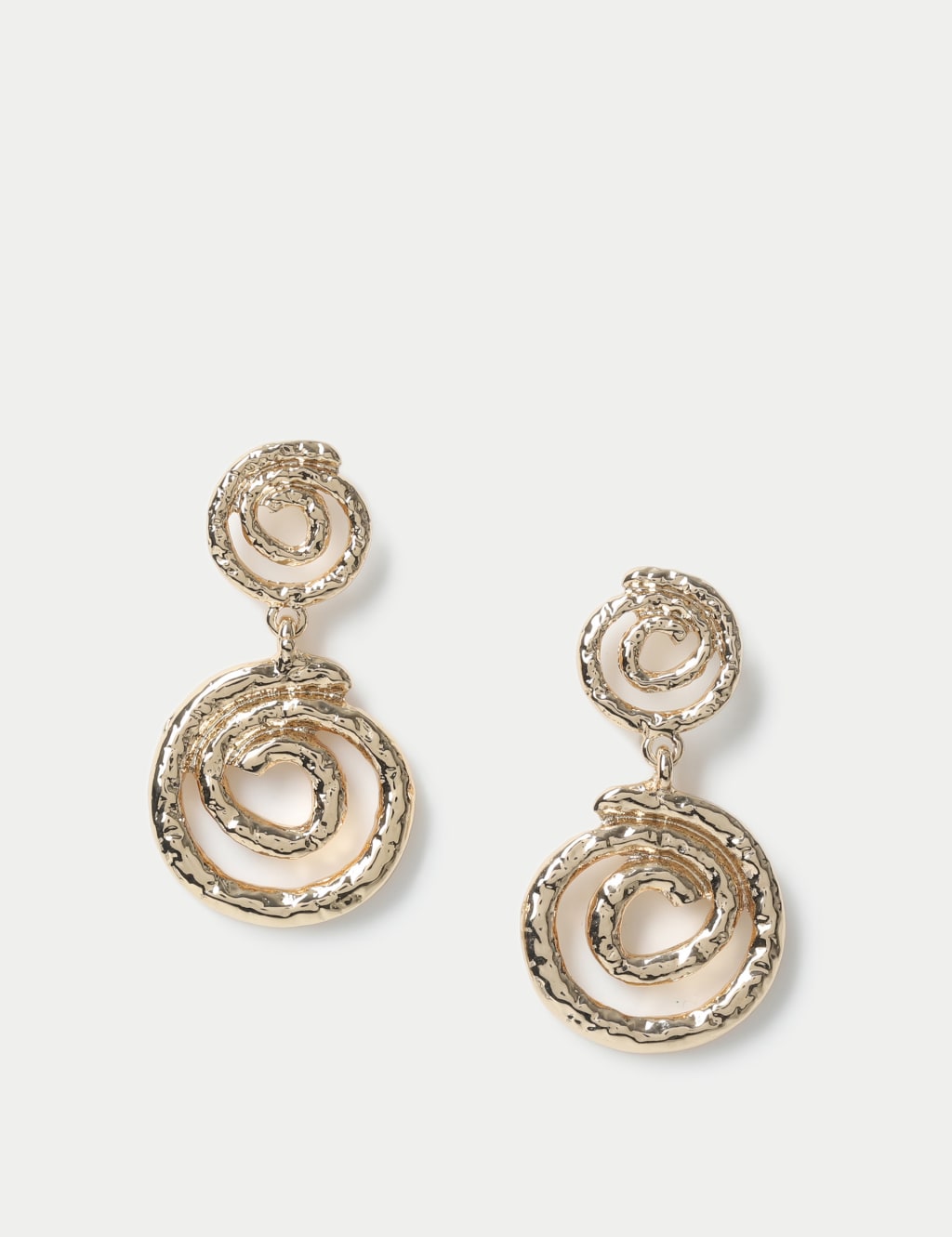 Swirl Double Drop Detail Earrings 1 of 2