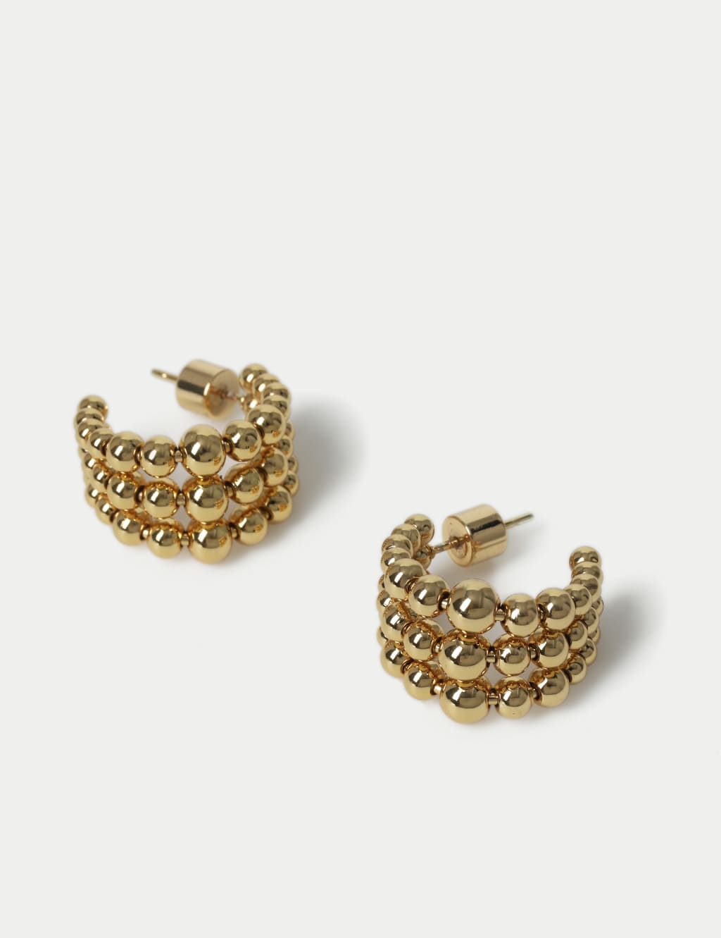 Triple Row Sphere Hoops 2 of 2
