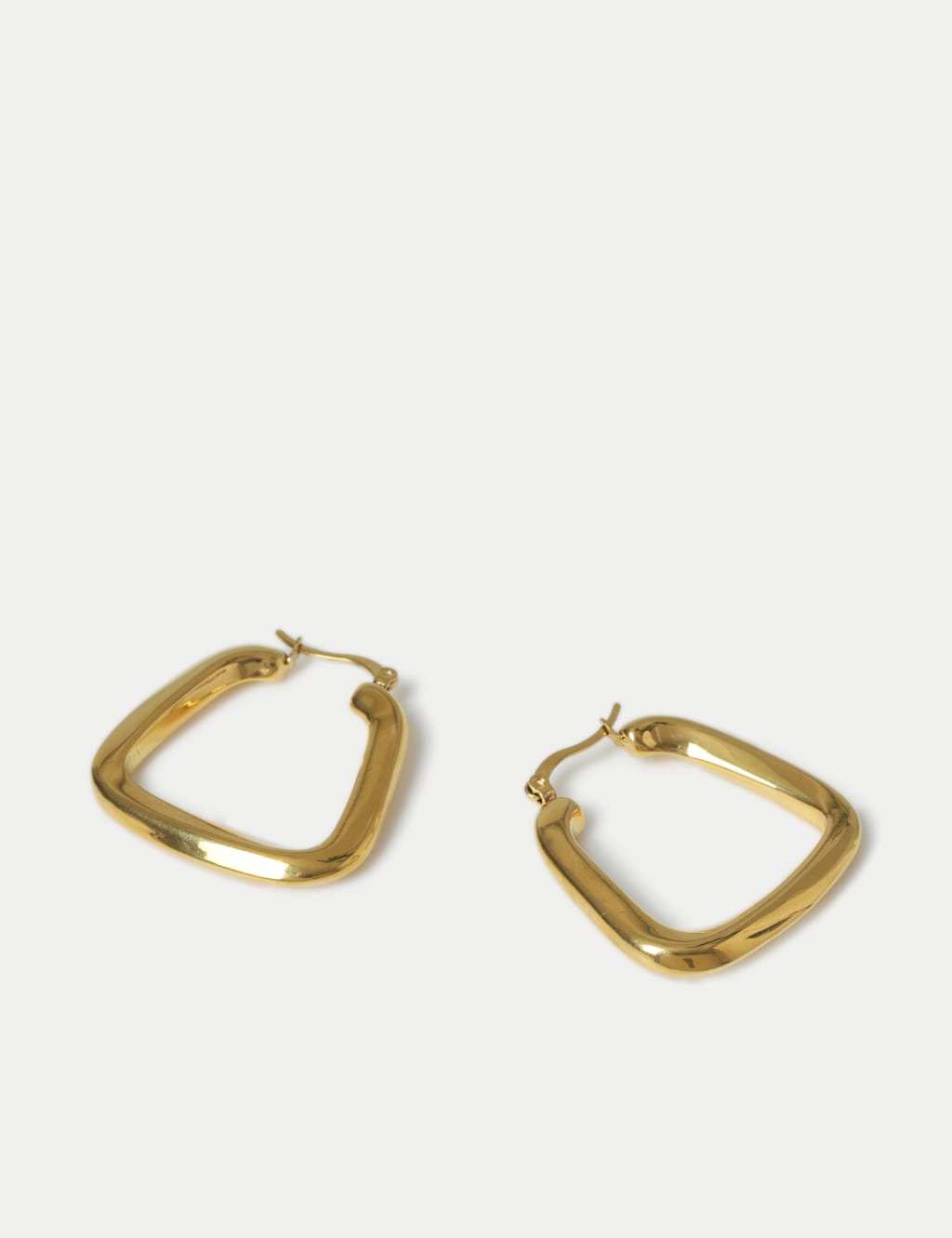 Oversized Square Hoop Earrings 2 of 2