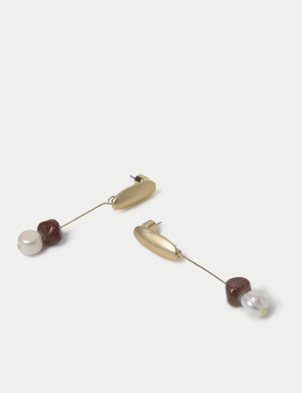 Natural Stone Drop Earrings 2 of 2