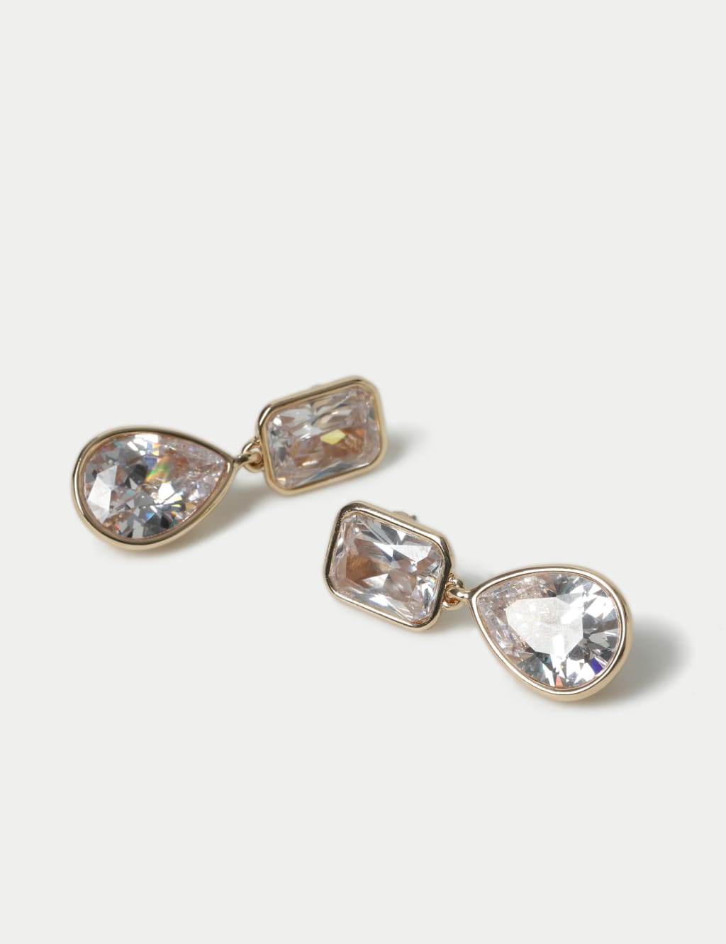 Cubic Zirconia Drop Earrings 2 of 2