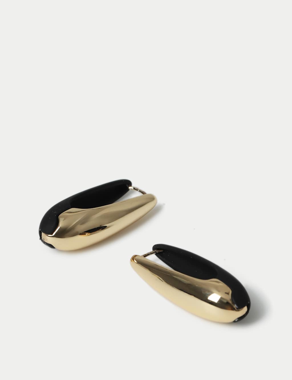 Powder Coat Oval Hinge Earrings 2 of 2