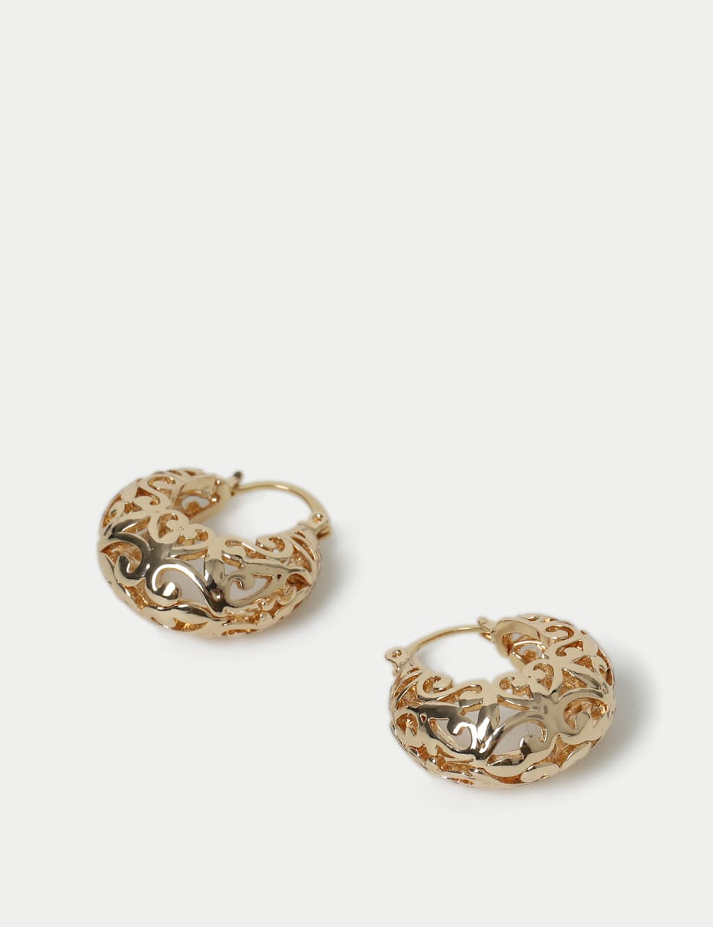 Textured Hoop Earrings 2 of 2