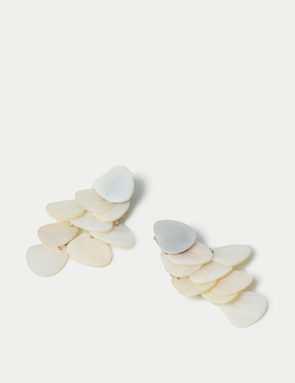 Iridescent Pearl Cascade Drop Earrings 2 of 2
