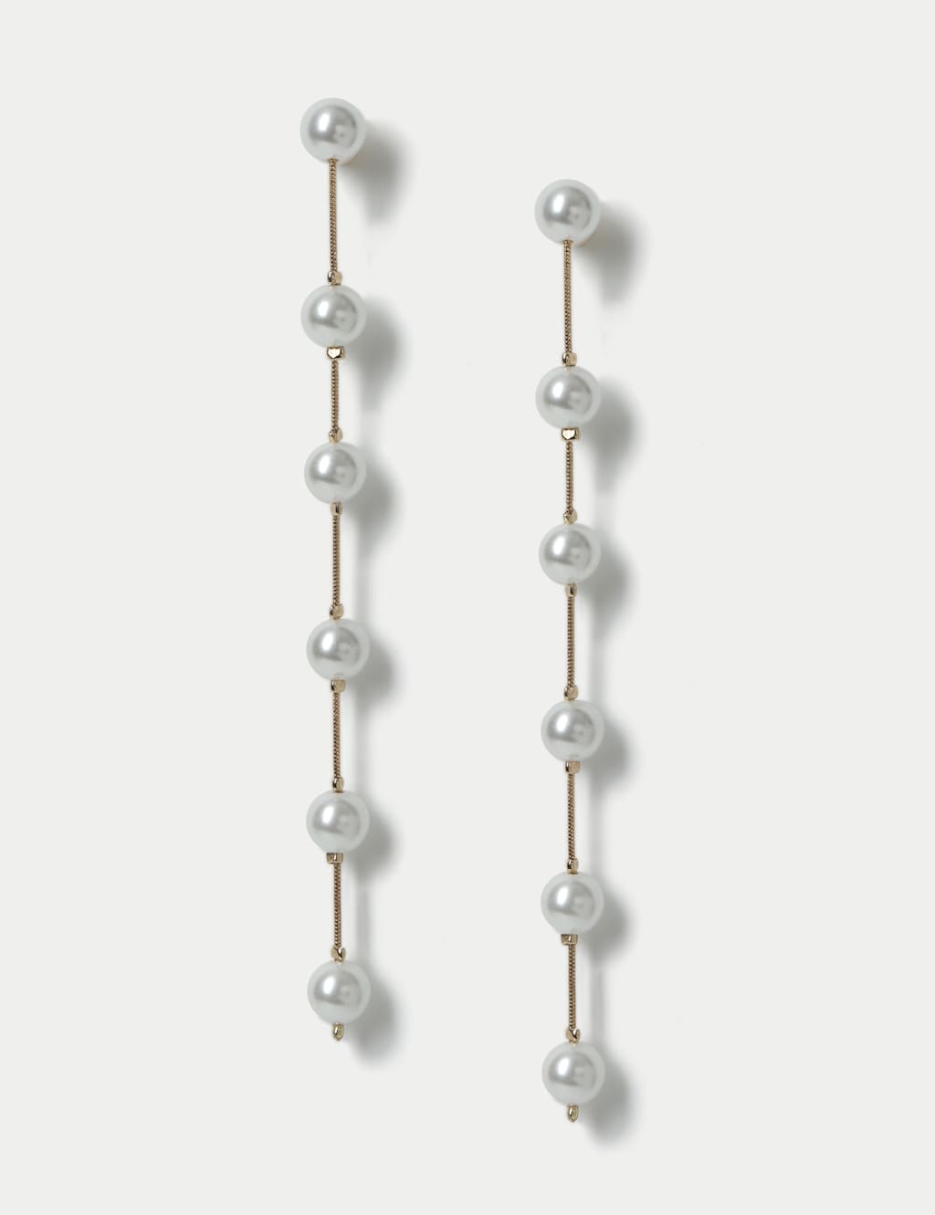 Pearl Shoulder Duster Earrings 2 of 3