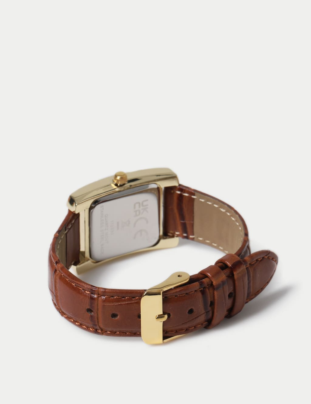 Faux Leather Rhinestone Watch 4 of 4