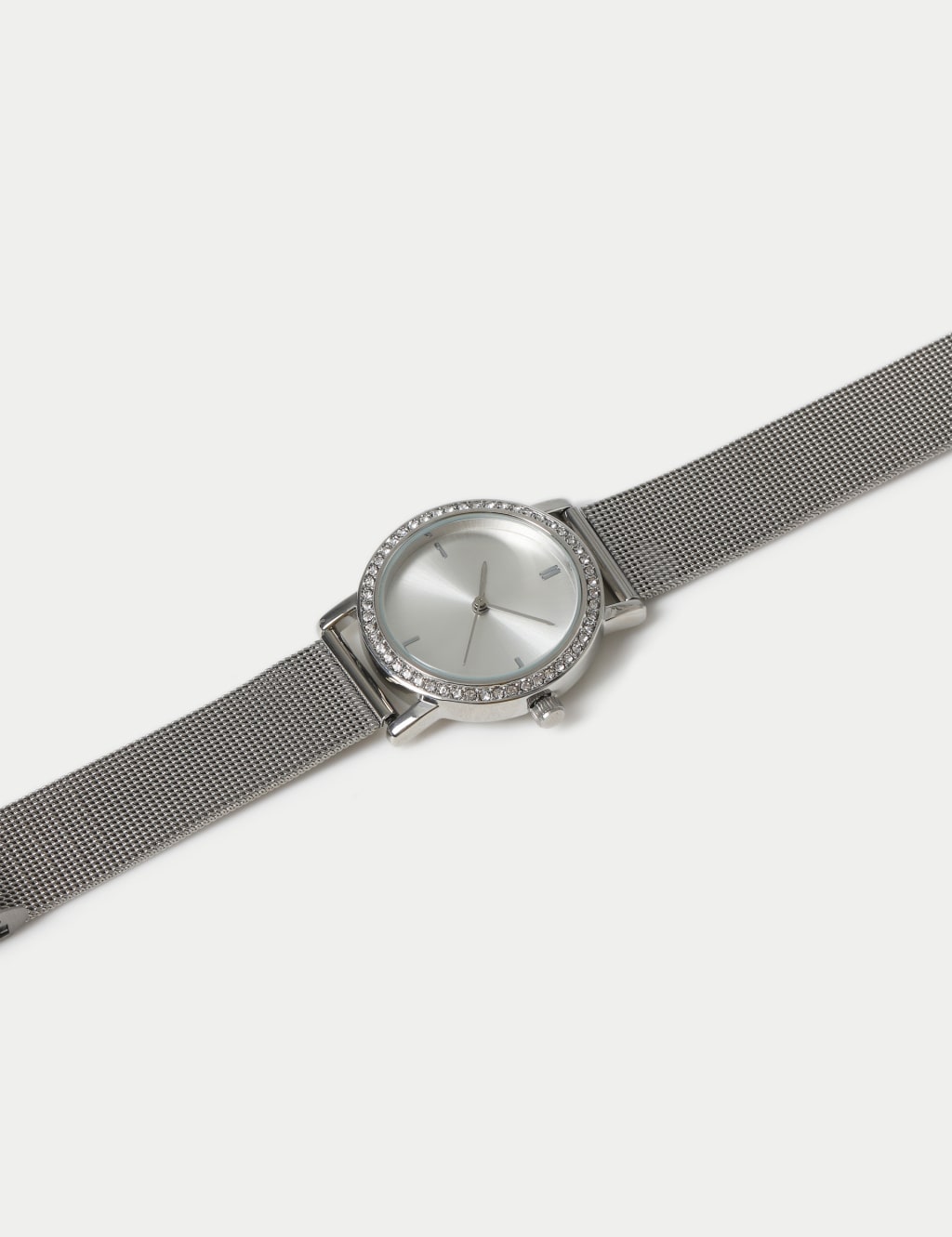 Silver Tone Mesh Watch 2 of 3