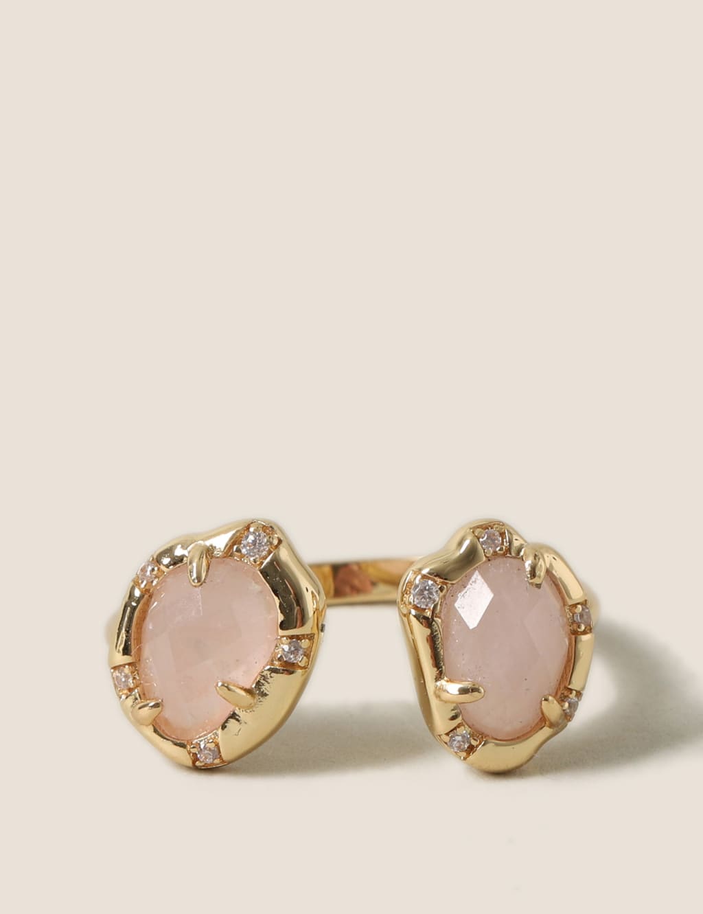 14ct Gold Plated Semi Precious Ring 1 of 3