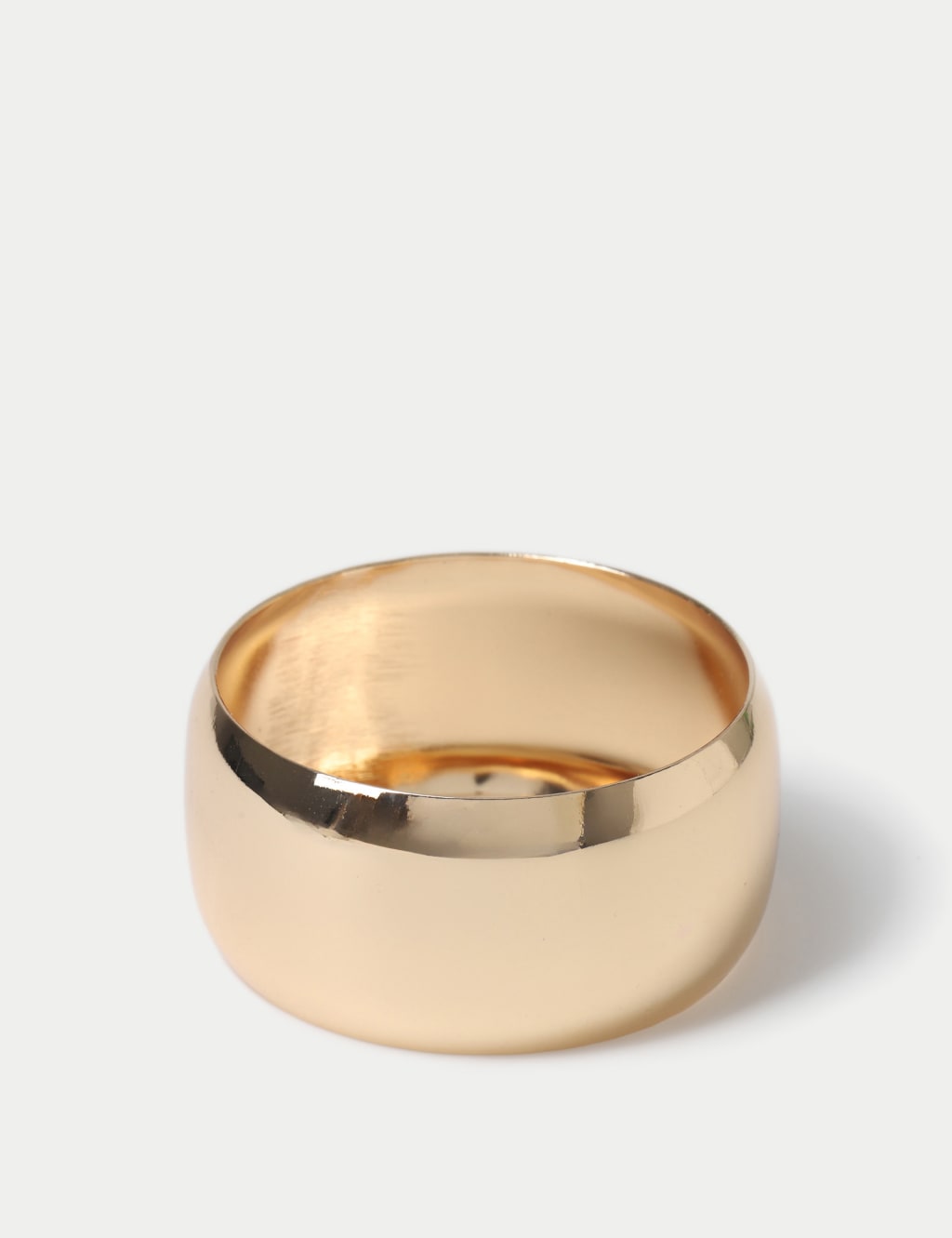 Gold Tone Oversized Bangle 2 of 3