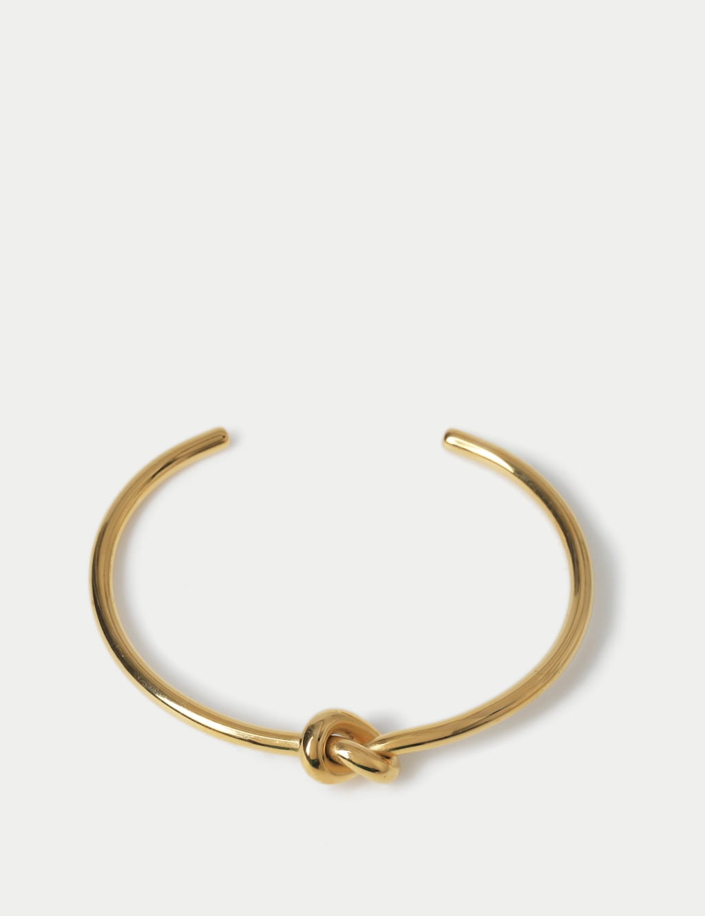 Waterproof Stainless Steel Knot Open Bangle 2 of 2