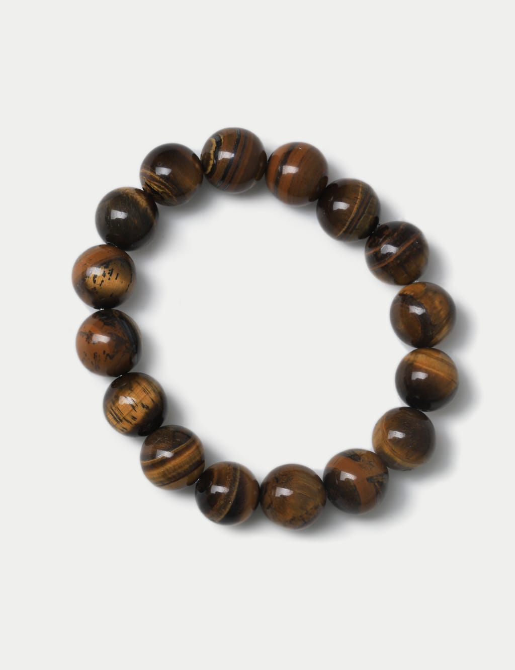Real Stone Tigers Eye Sphere Wristwear 2 of 2