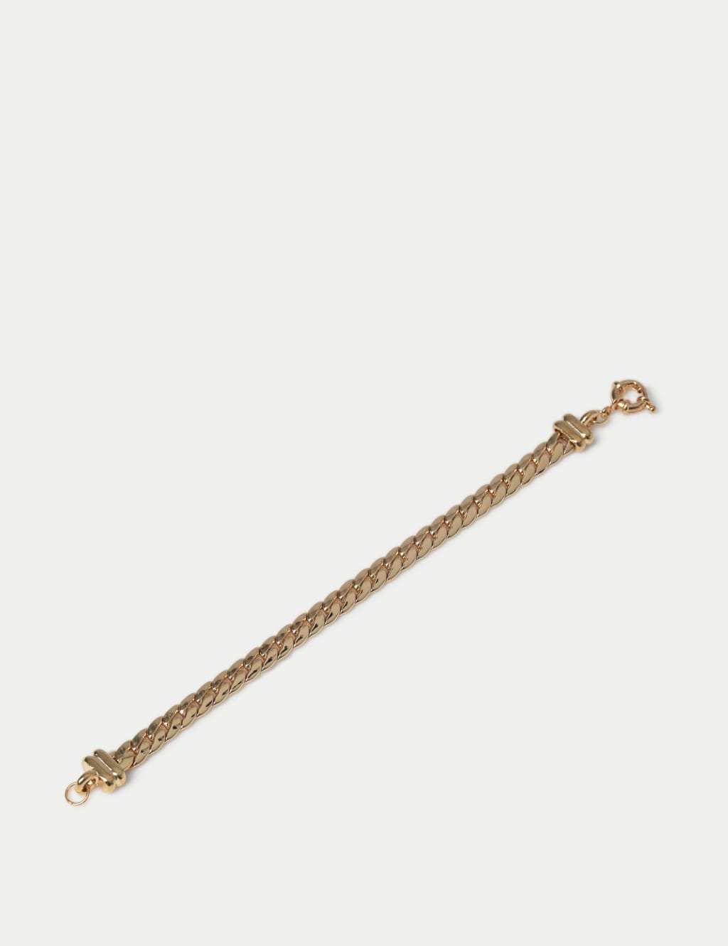 Gold Tone Chunky Chain Bracelet 2 of 2