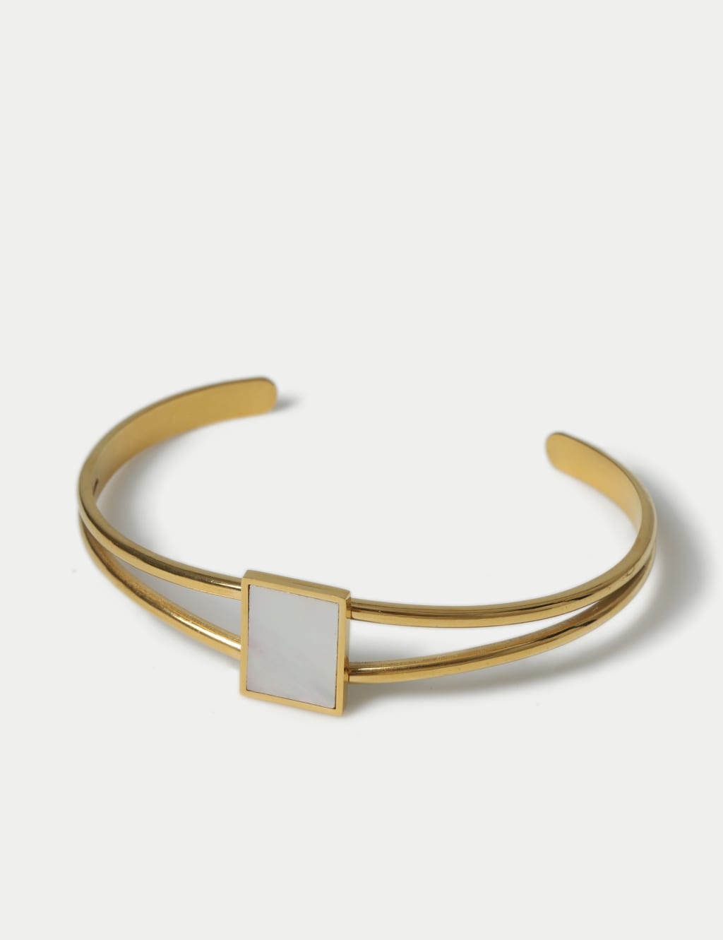 Mother of Pearl Square Cuff 2 of 2