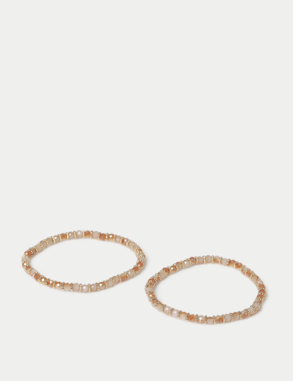 2 Pack Beaded Multi Colour Wristwear Set 2 of 2